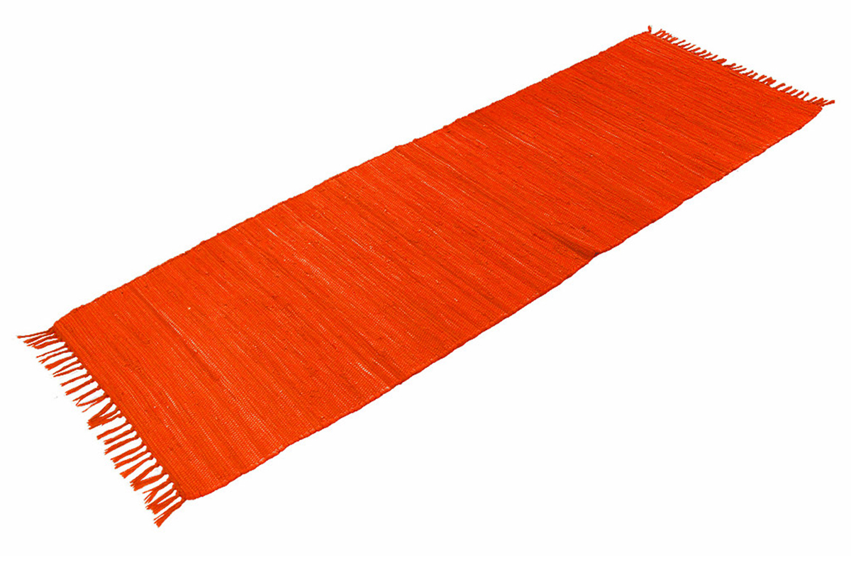 Alfombra de pasillo naranja 60 x 200 cm AUBAGNE