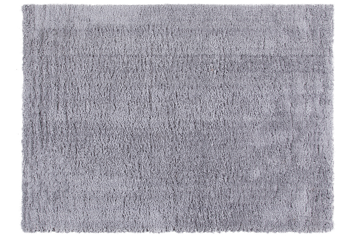 Alfombra gris antracita 160x230 cm PLUMA