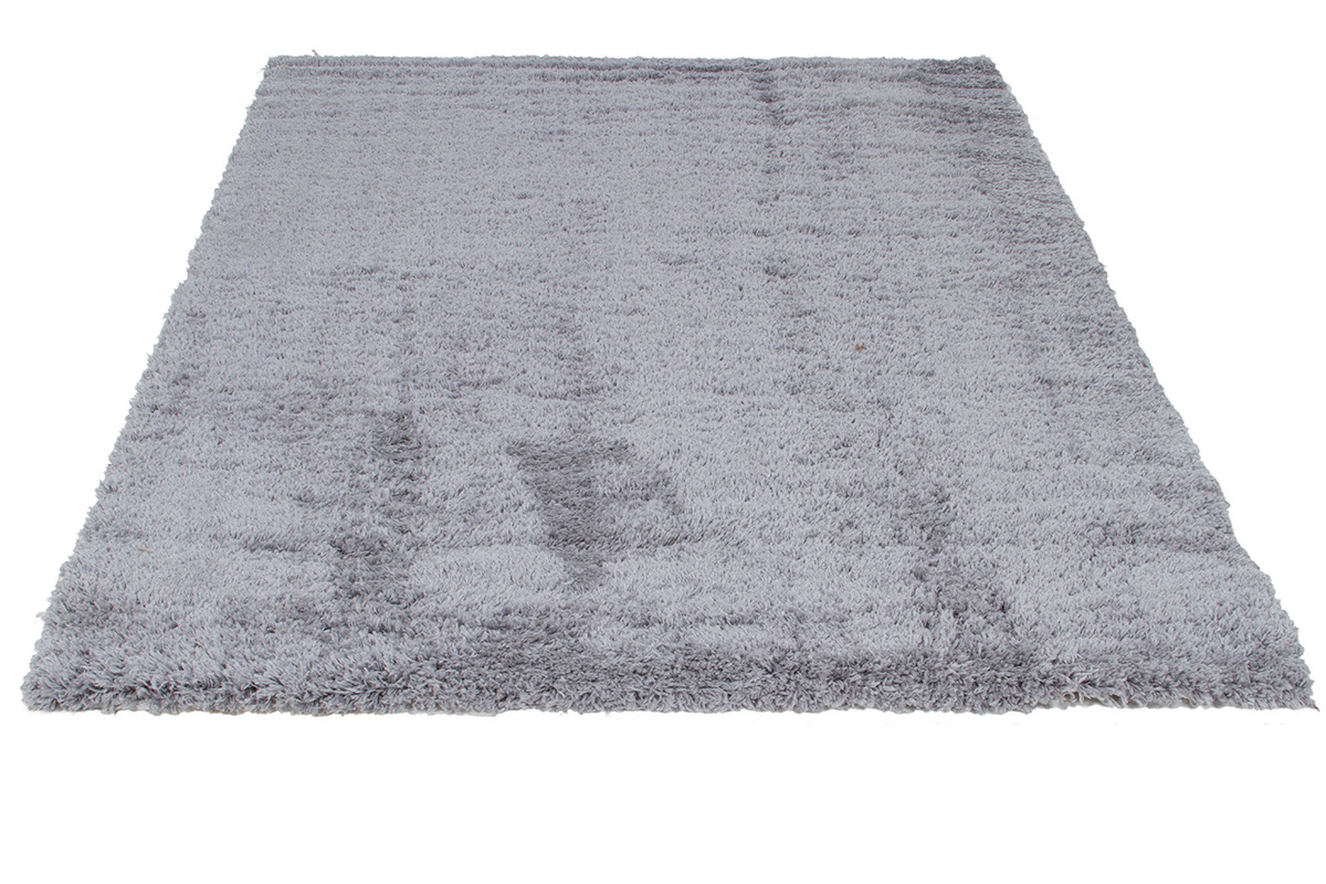 Alfombra gris antracita 160x230 cm PLUMA