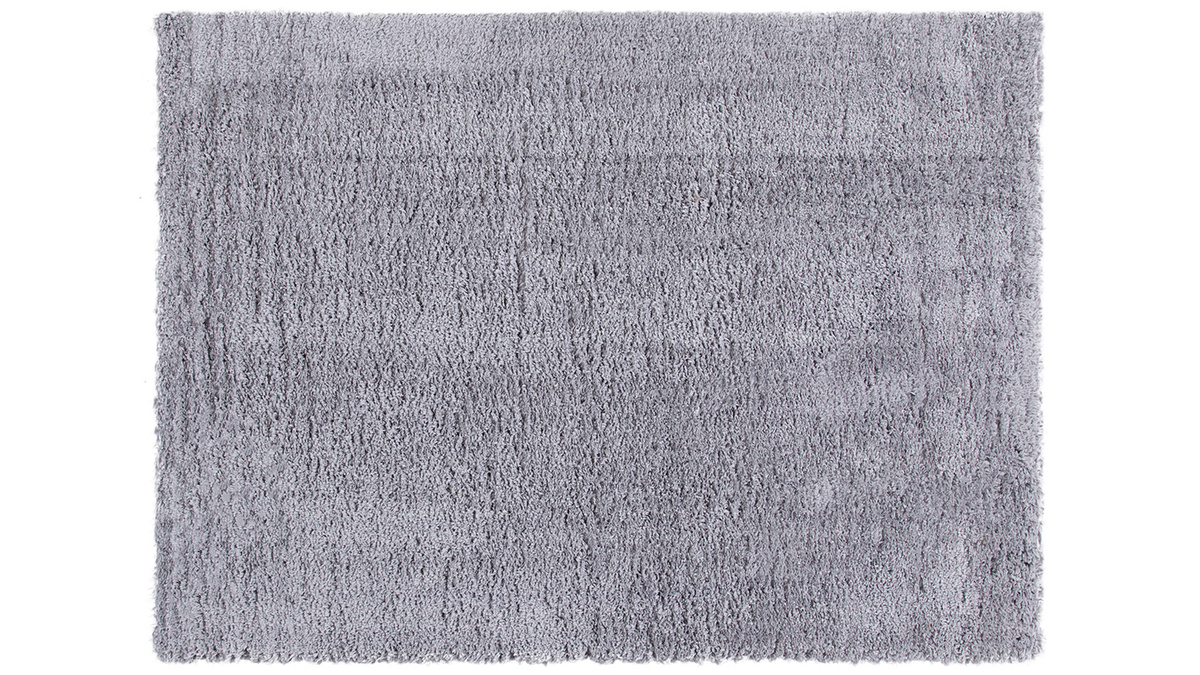 Alfombra gris antracita 160x230 cm PLUMA