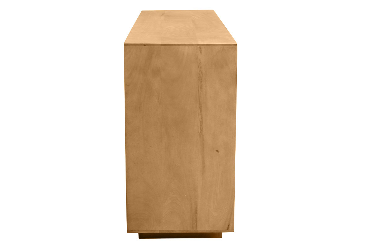 Aparador de madera maciza de mangos 3 puertas L160 cm MATCHA