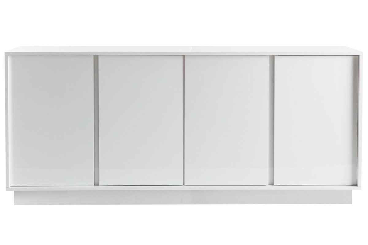 Aparador moderno blanco lacado brillante L180 cm COMO