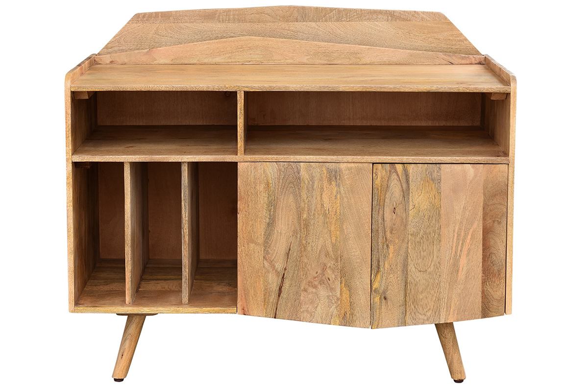 Aparador mueble de almacenaje vinilos en mango macizo MATAHARI