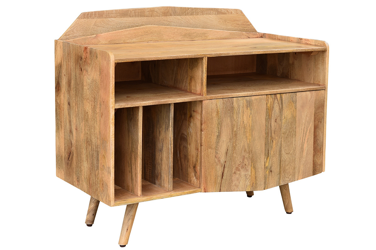 Aparador mueble de almacenaje vinilos en mango macizo MATAHARI