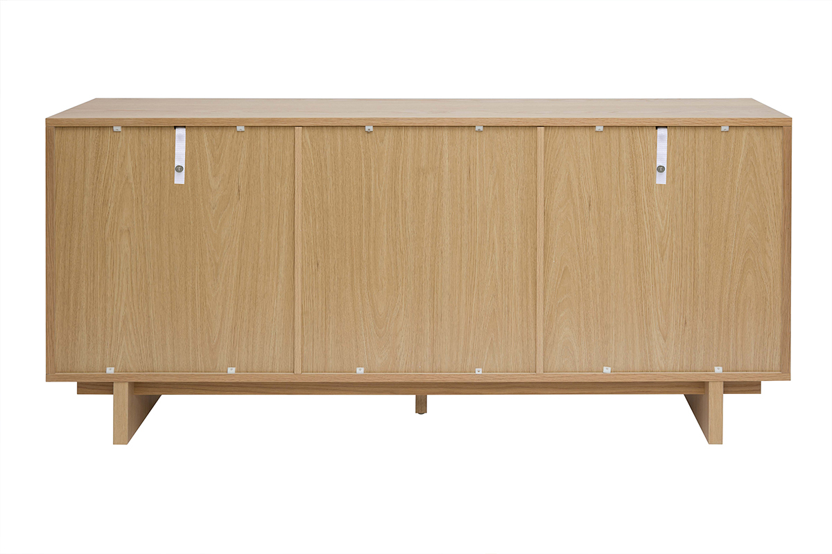 Buffet de madera clara de roble L160 cm ZAO