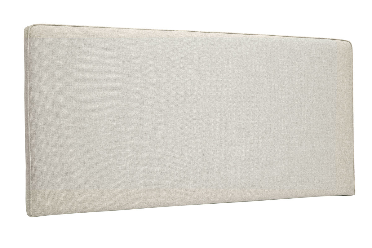 Cabecero de cama para colgar de tela beige 160 cm LILY