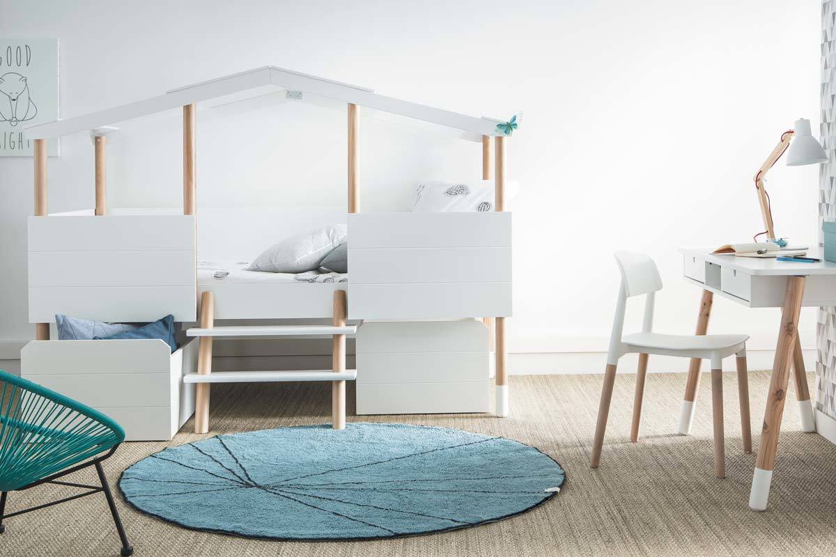 Cama cabaa infantil y somier infantil 90x190cm PILOTI