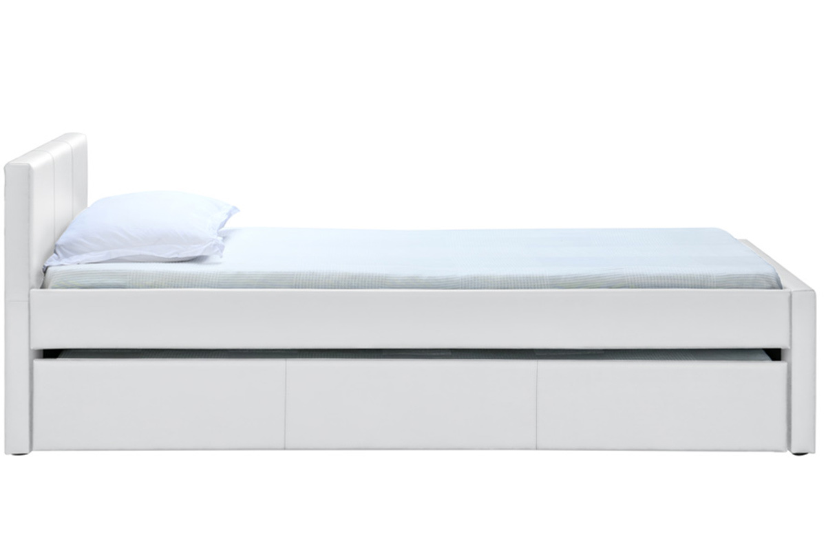 Cama nido 90 x 195 cm blanco MACCO