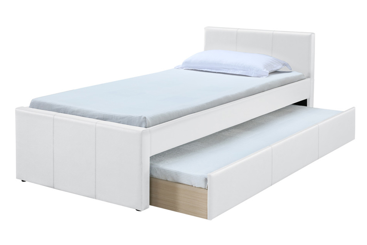 Cama nido 90 x 195 cm blanco MACCO