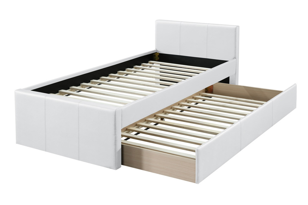 Cama nido 90 x 195 cm blanco MACCO