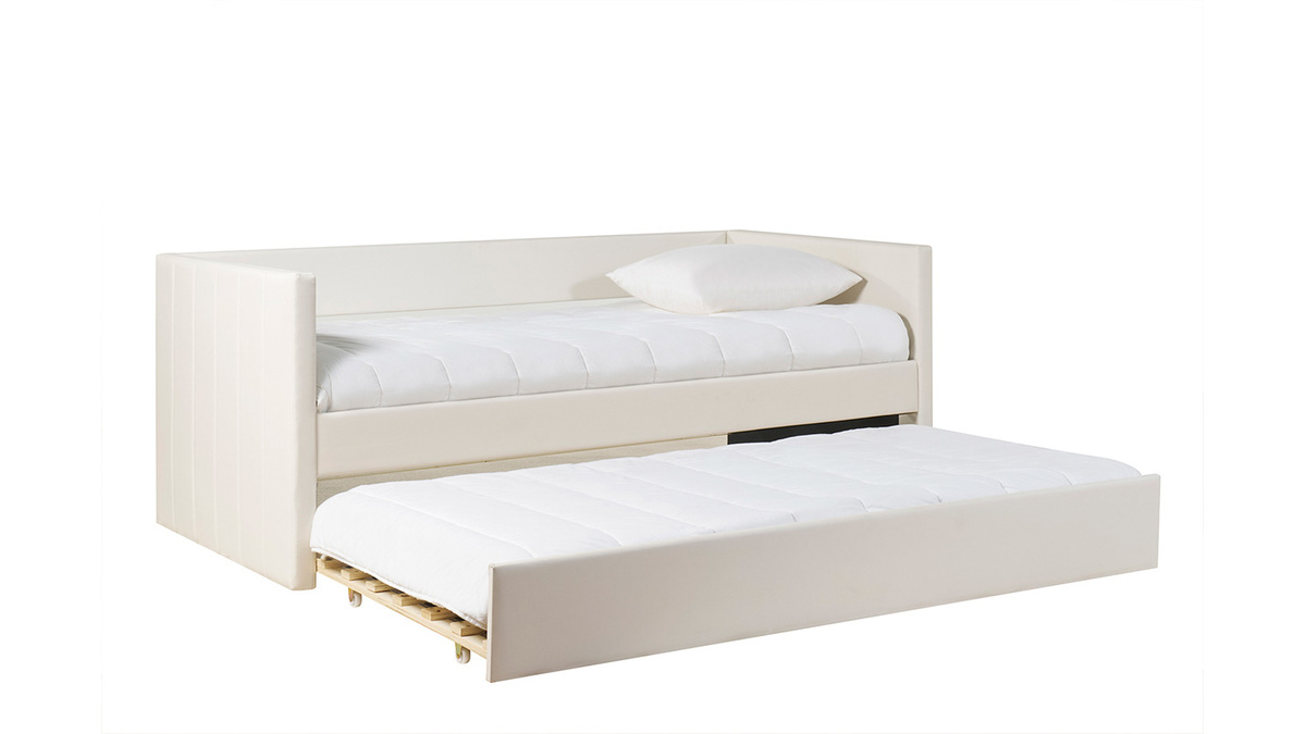 Cama nido blanca 90 x 190 cm ELIE