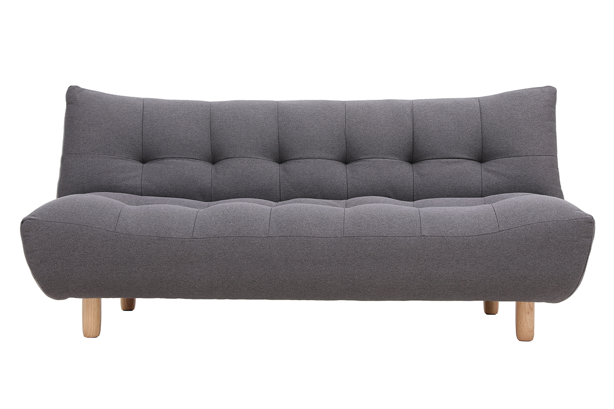 Canap convertible scandinave gris fonc YUMI