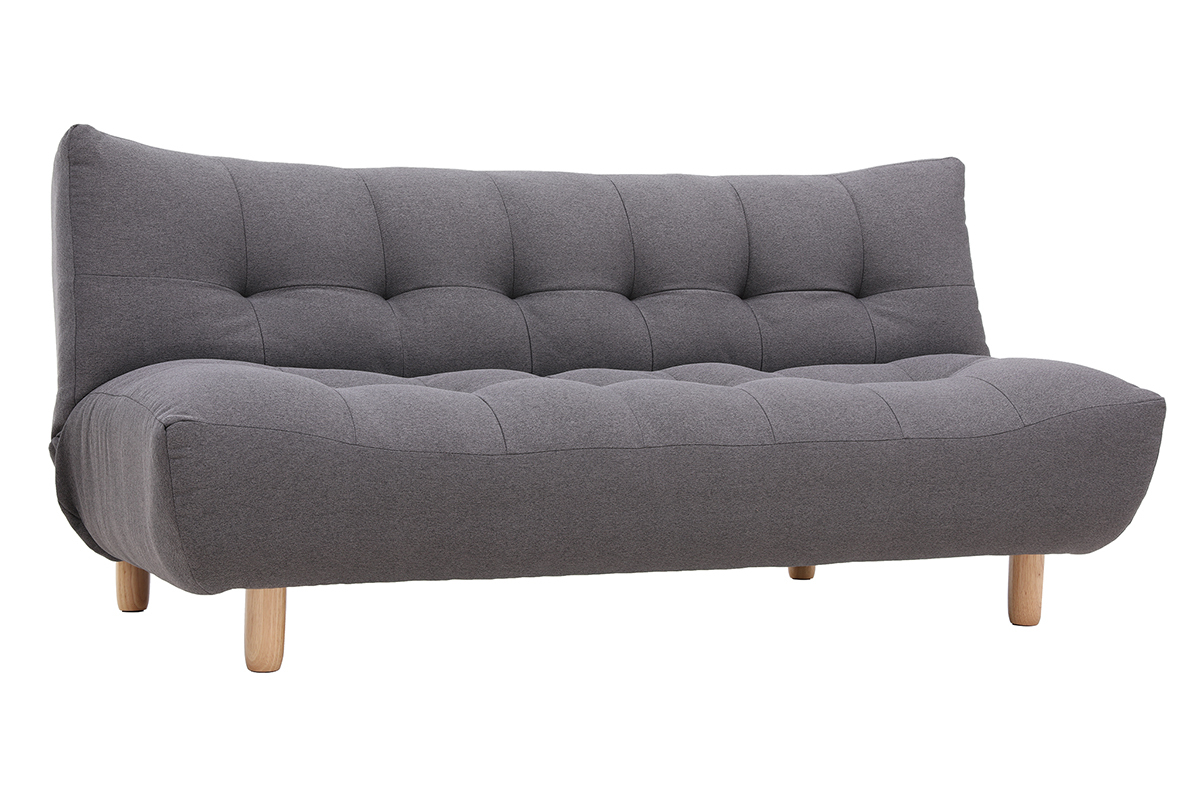 Canap convertible scandinave gris fonc YUMI