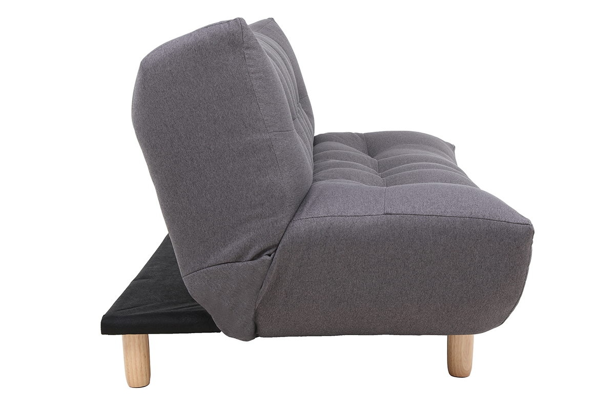 Canap convertible scandinave gris fonc YUMI