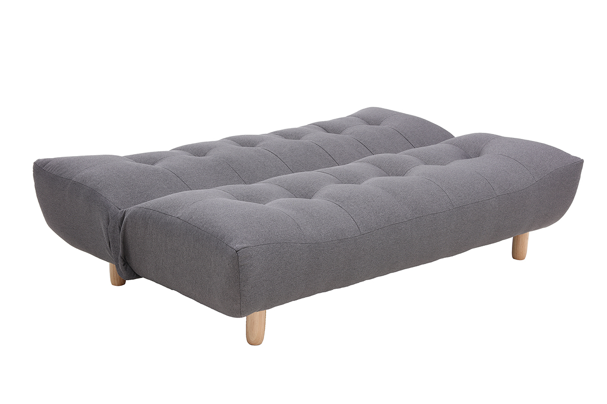 Canap convertible scandinave gris fonc YUMI