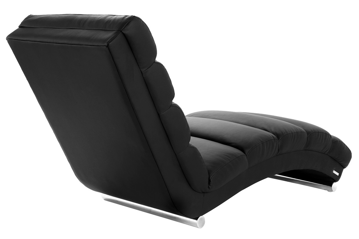 Chaise Longue de diseo negra TAYLOR