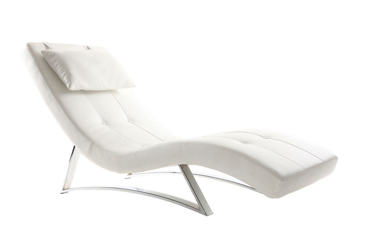 Chaise longue diseo blanco MONACO