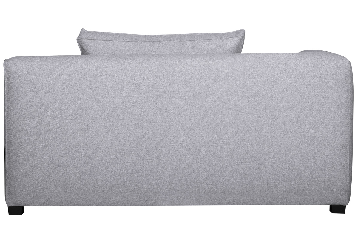 Chaise longue esquina izquierda gris claro PLURIEL