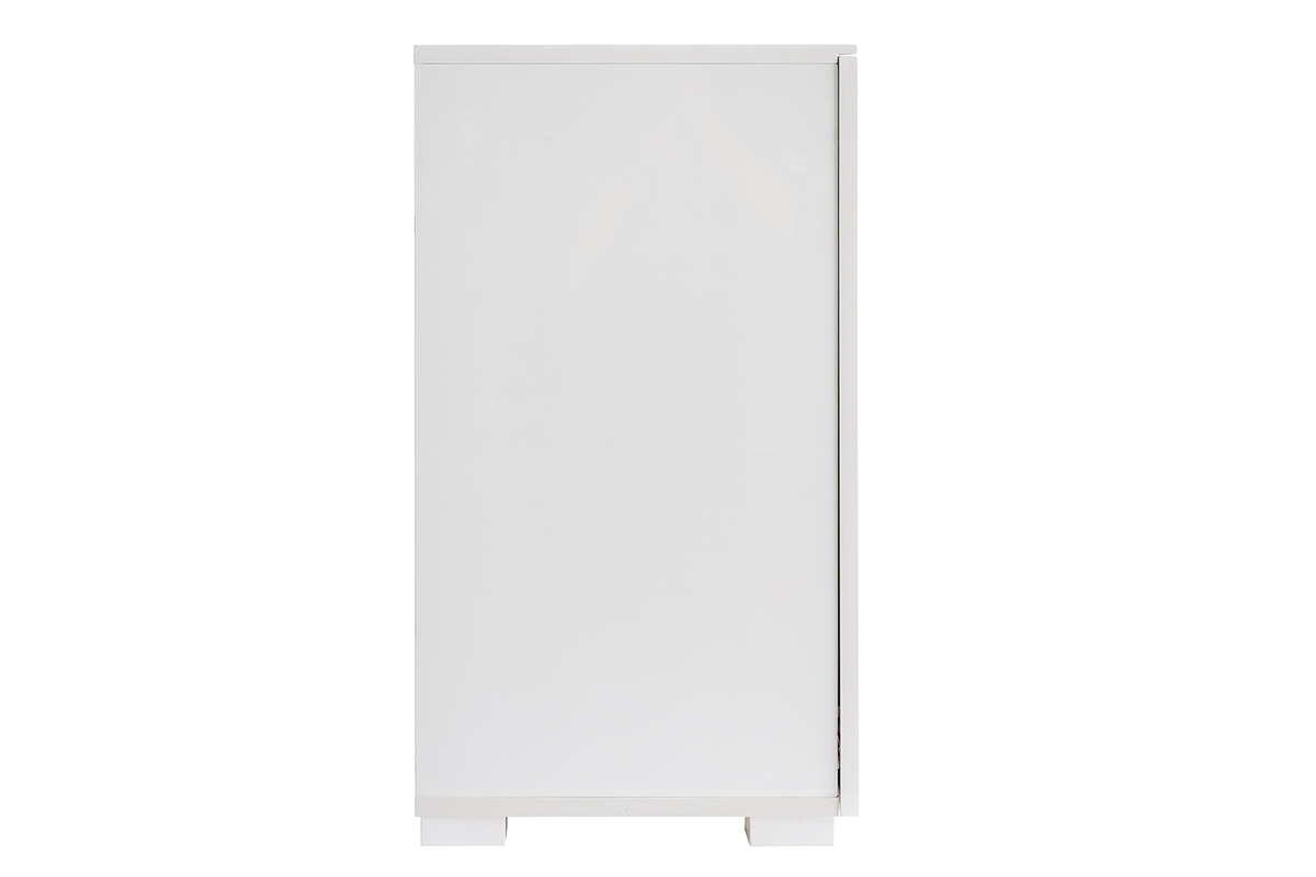 Cmoda diseo blanco lacado 2 puertas 3 cajones TED