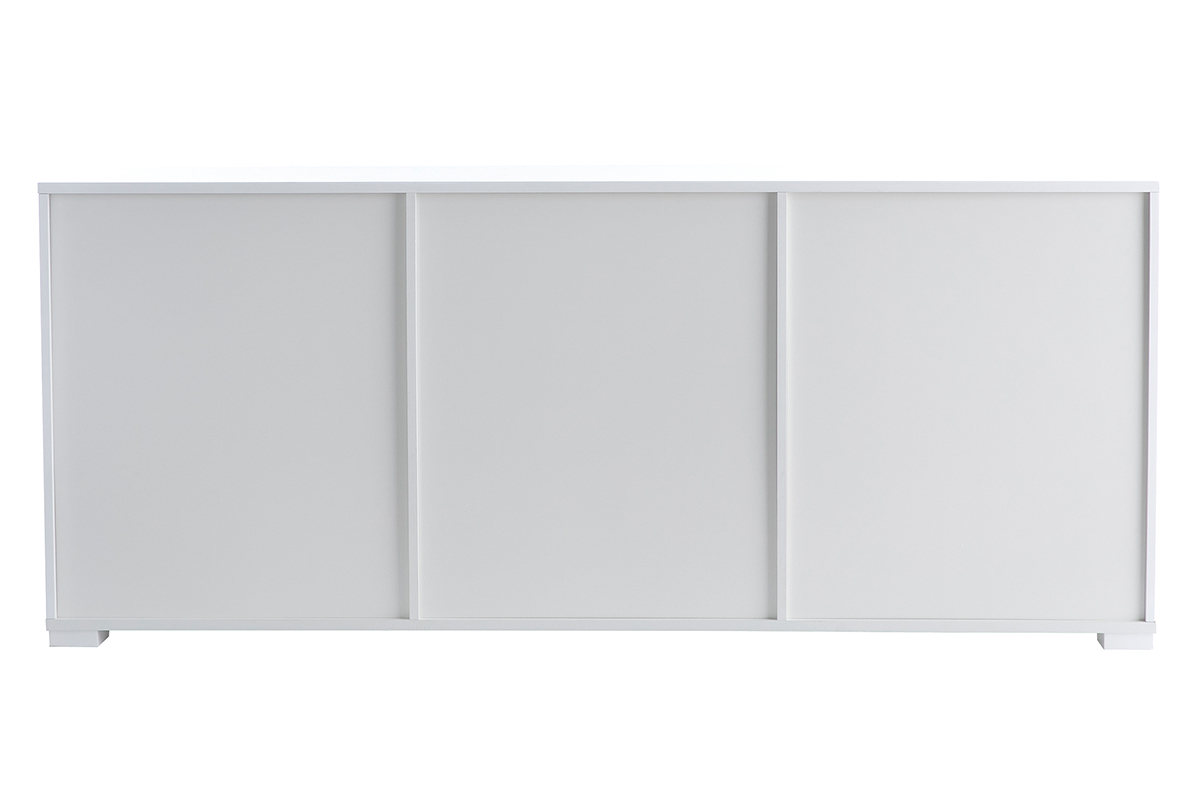 Cmoda diseo blanco lacado 2 puertas 3 cajones TED