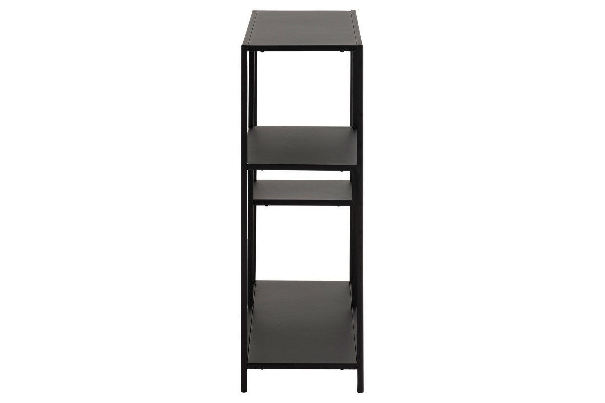 Consola moderna en metal negro L80 cm PODIUM