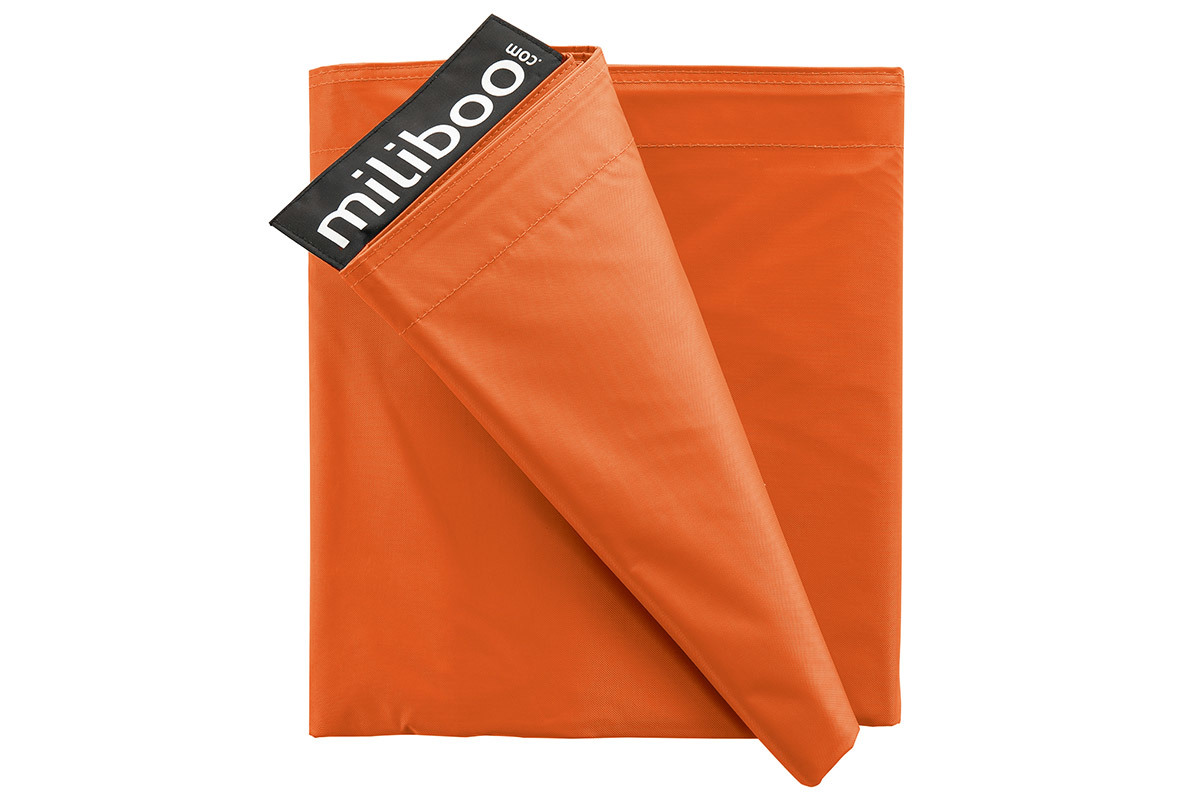 Funda de puff gigante naranja BIG MILIBAG