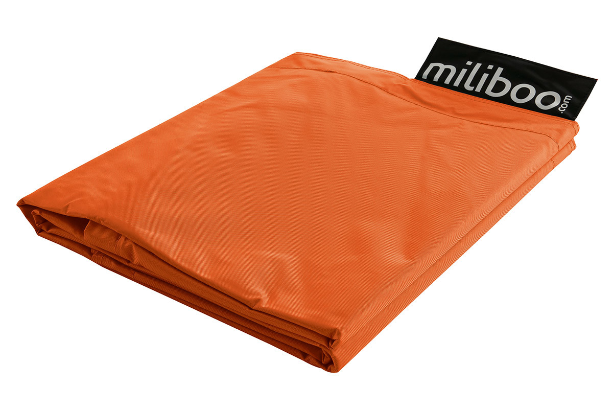 Funda de puff gigante naranja BIG MILIBAG