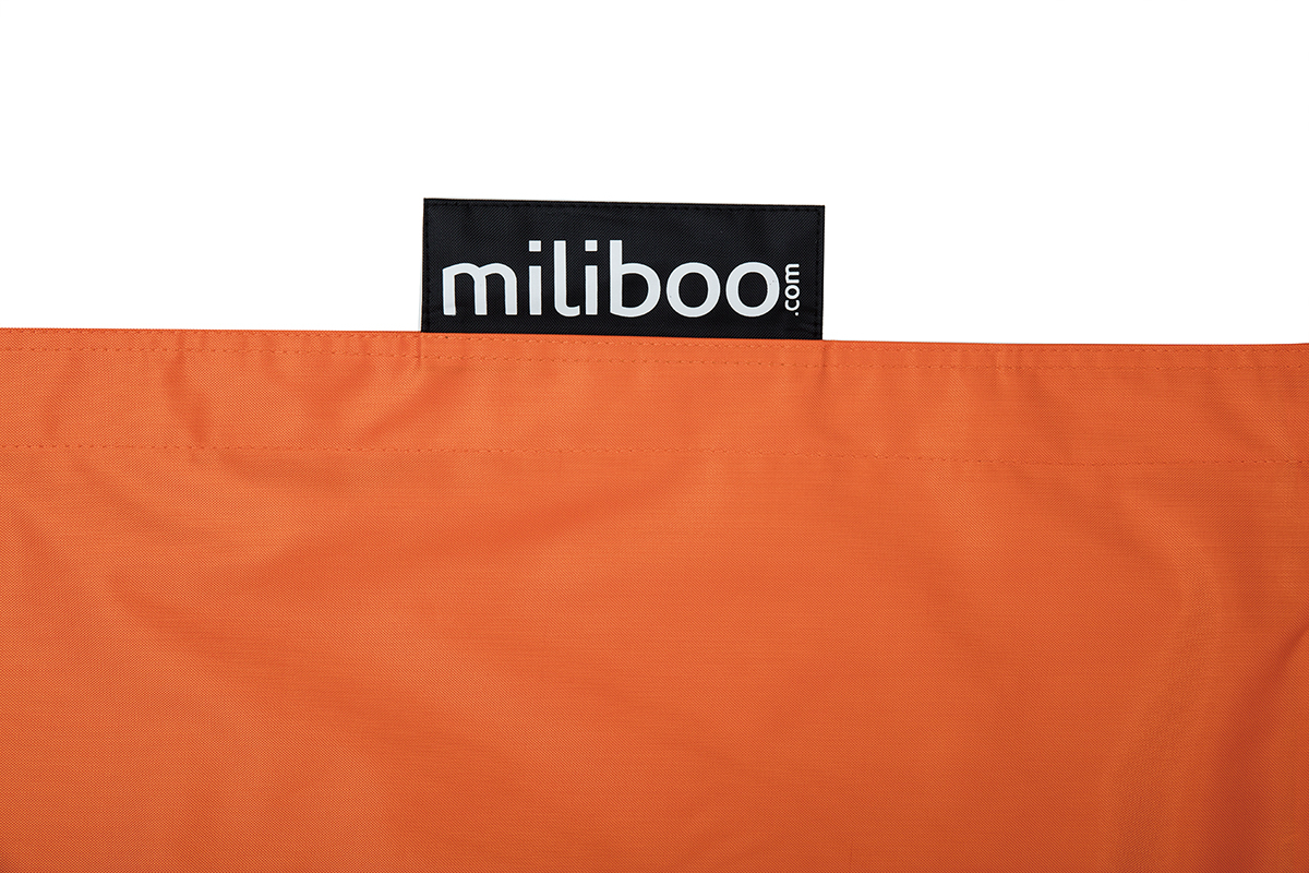 Funda de puff gigante naranja BIG MILIBAG