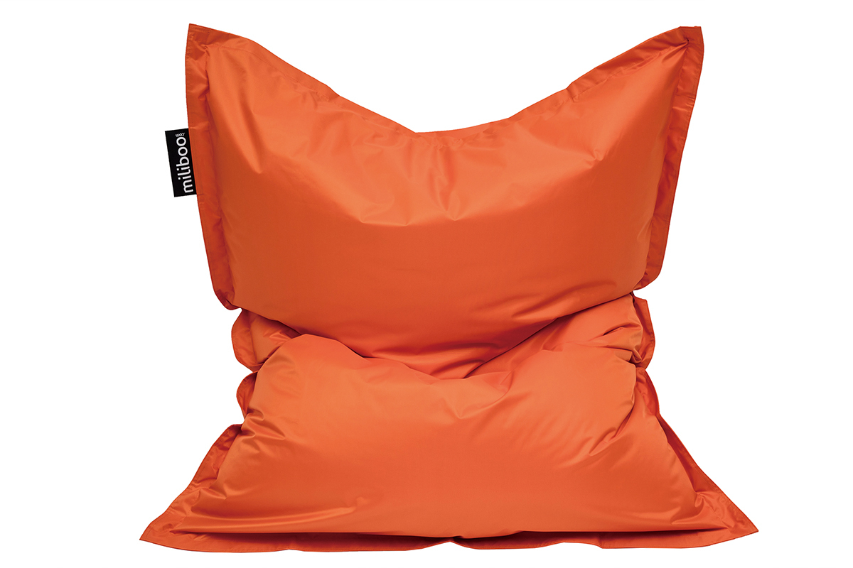 Funda de puff gigante naranja BIG MILIBAG