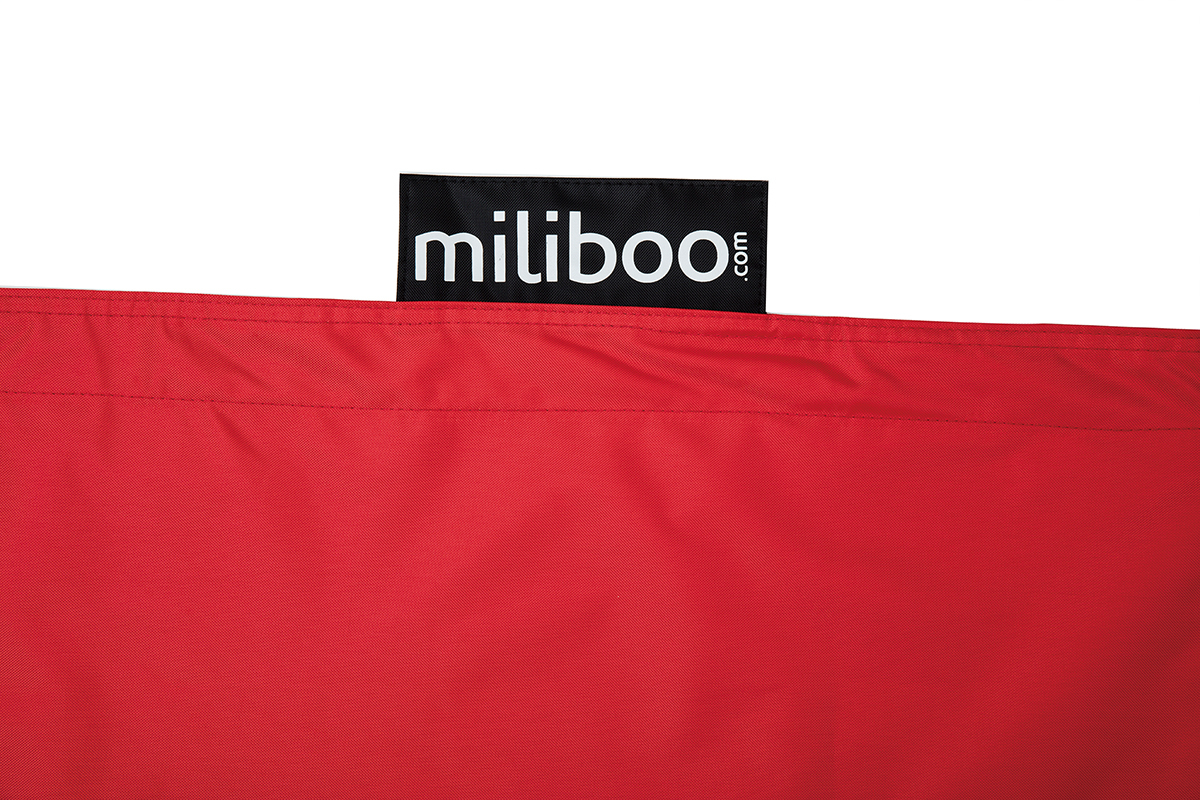 Funda de puff gigante rojo BIG MILIBAG