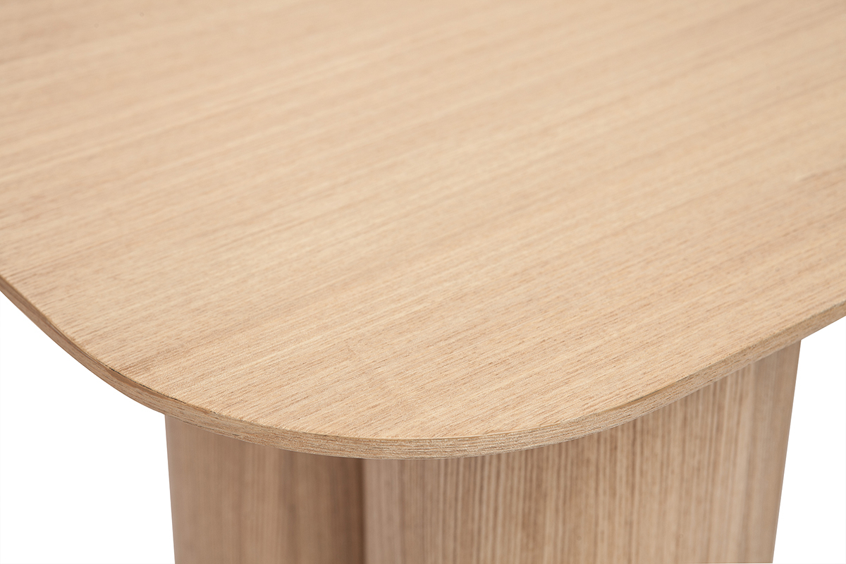 Mesa consola de diseo de madera clara 100 cm FOLEEN