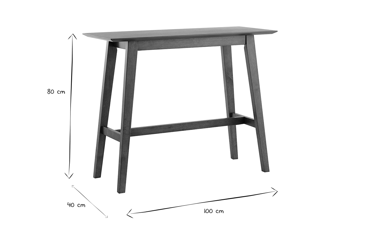 Mesa consola de nogal 100cm RUSSELL