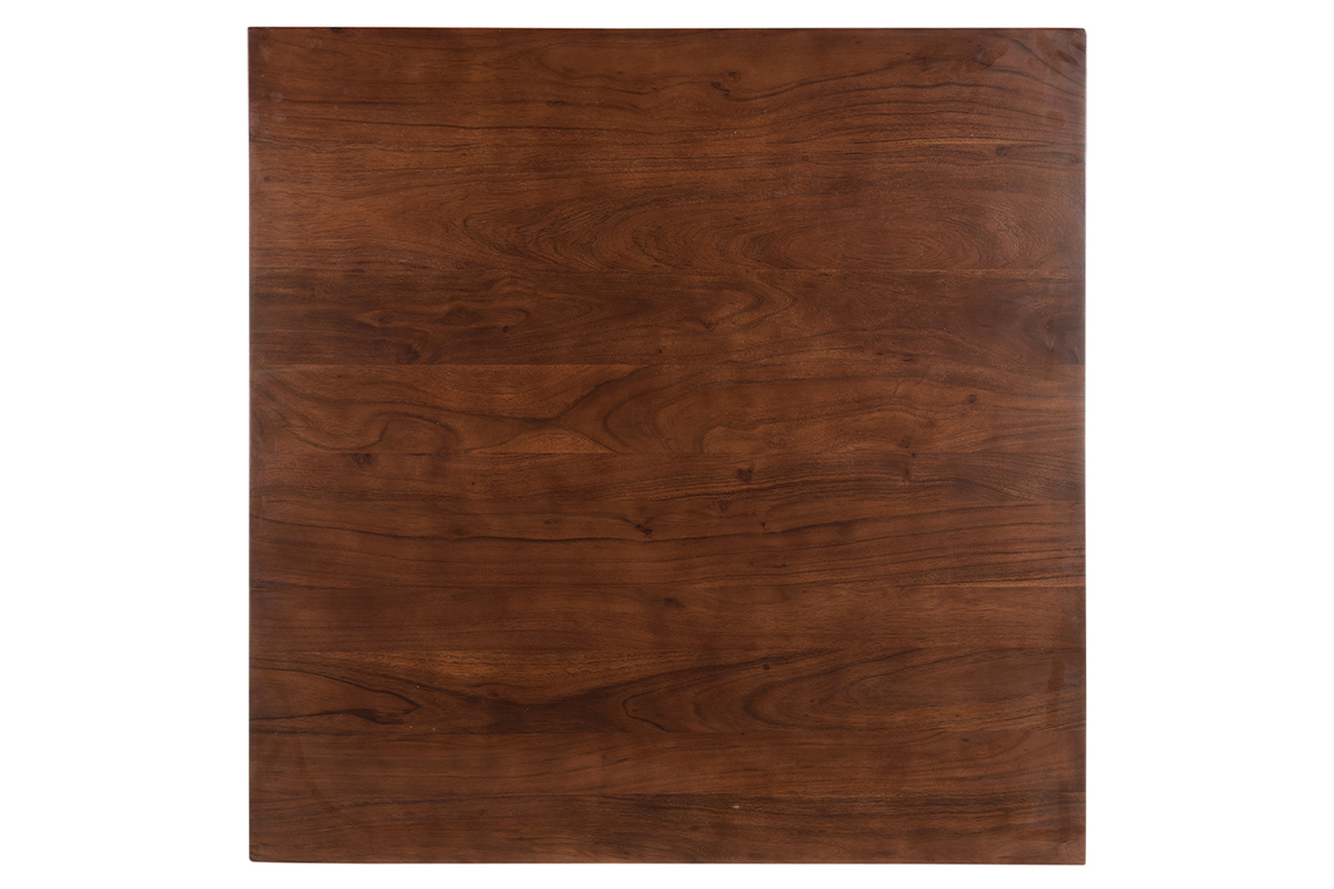 Mesa cuadrada de diseo de madera maciza 100 cm BANDOL