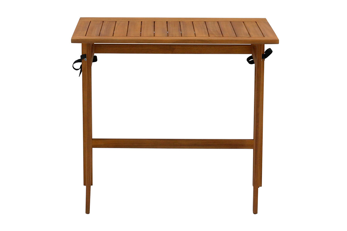 Mesa de balcn plegable de madera maciza 80 cm CARMEN