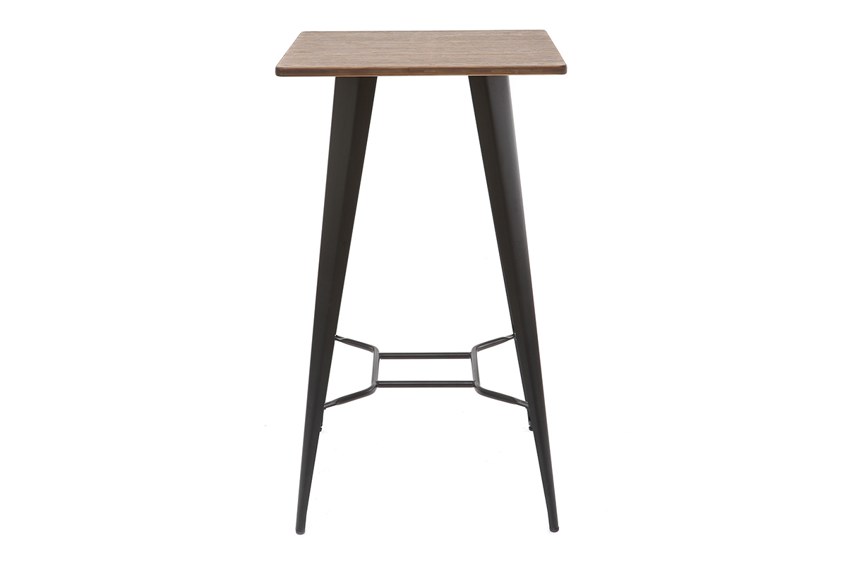 Mesa de bar metal negro HOCKER