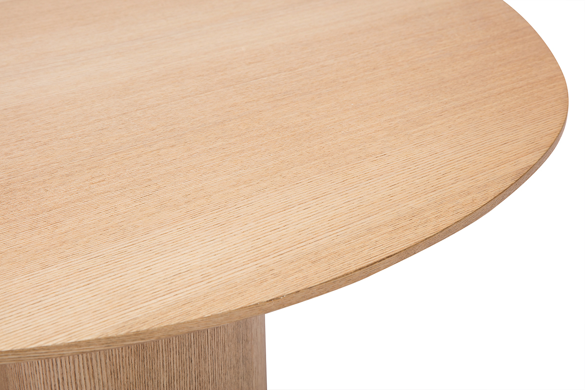 Mesa de centro de diseo de madera clara 100 cm HOLLEN