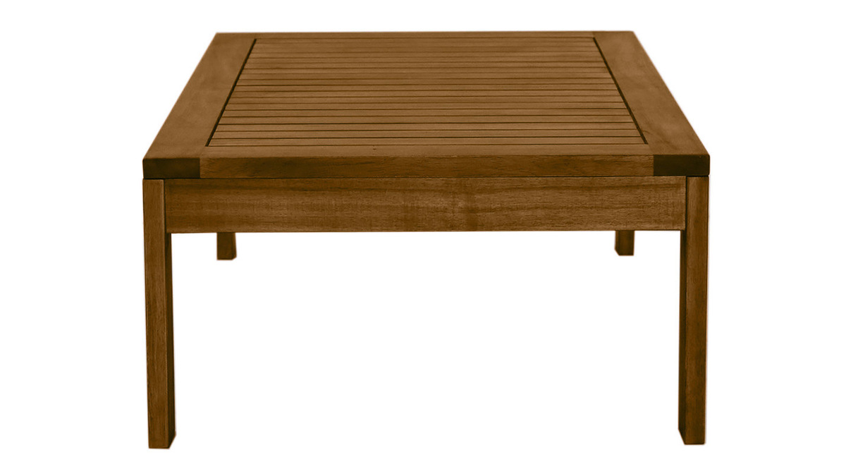 Mesa de centro de jardn de madera maciza 90 cm SALVADOR