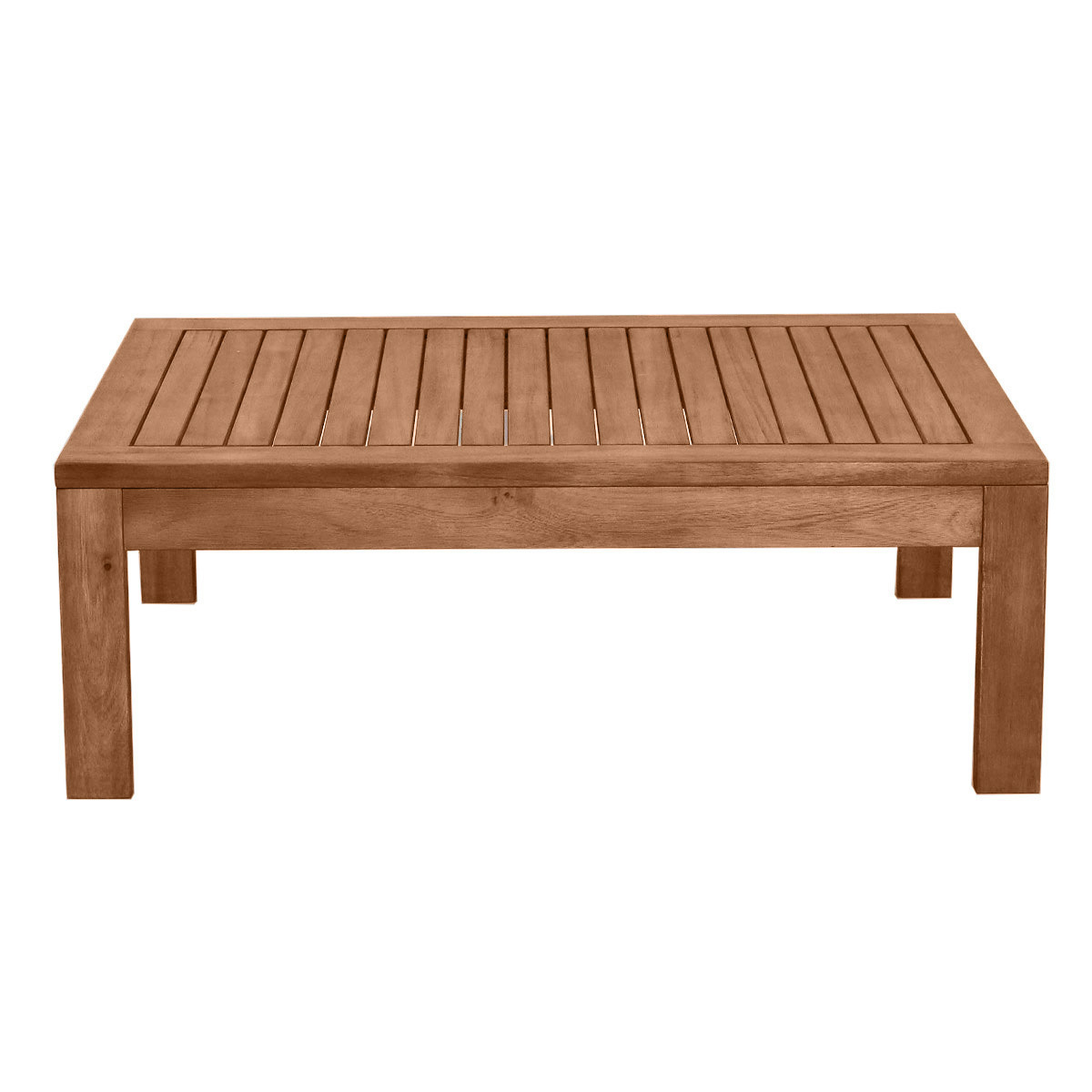 Mesa de centro de jardín de madera maciza 90 cm SALVADOR