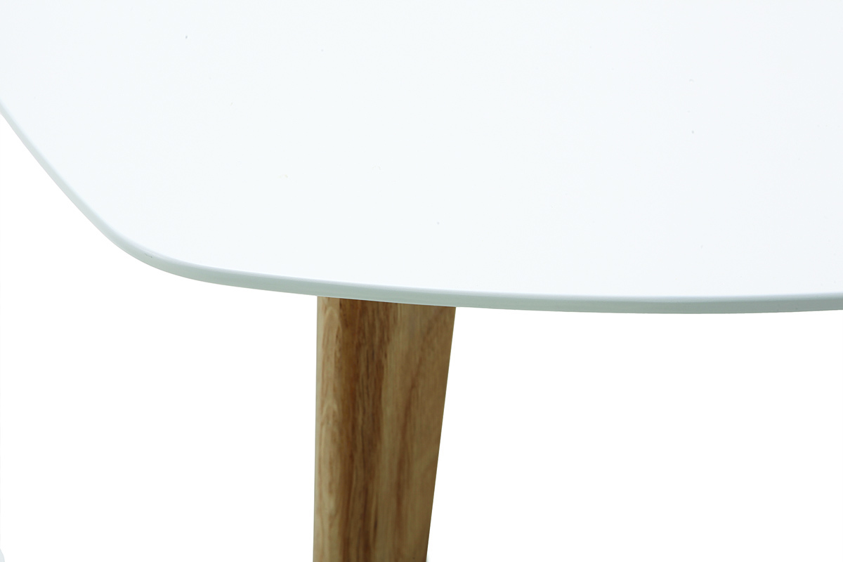 Mesa de centro diseo blanco L80 cm EKKA