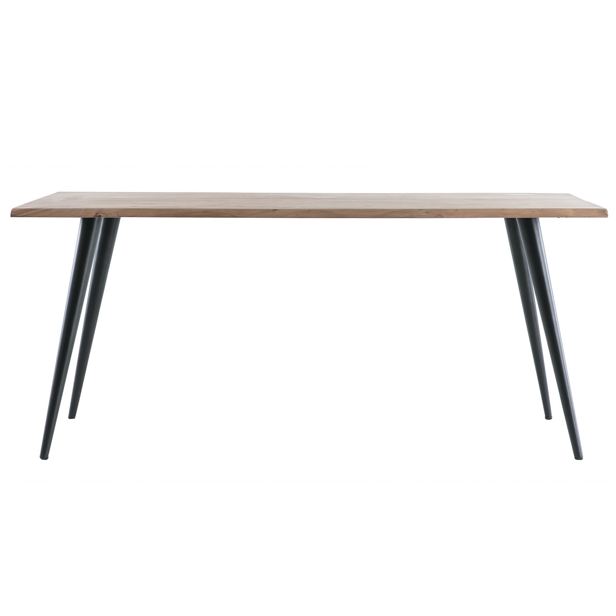 Mesa de comedor en acacia y metal L175 EDGE