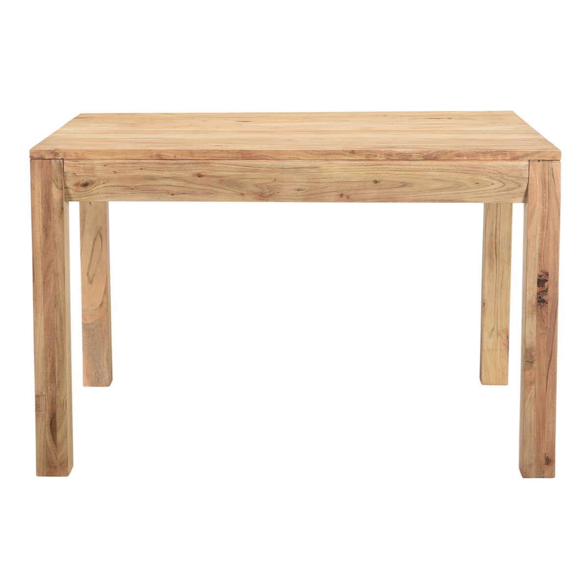 Mesa de comedor extensible en acacia maciza L120-210 cm BALTO