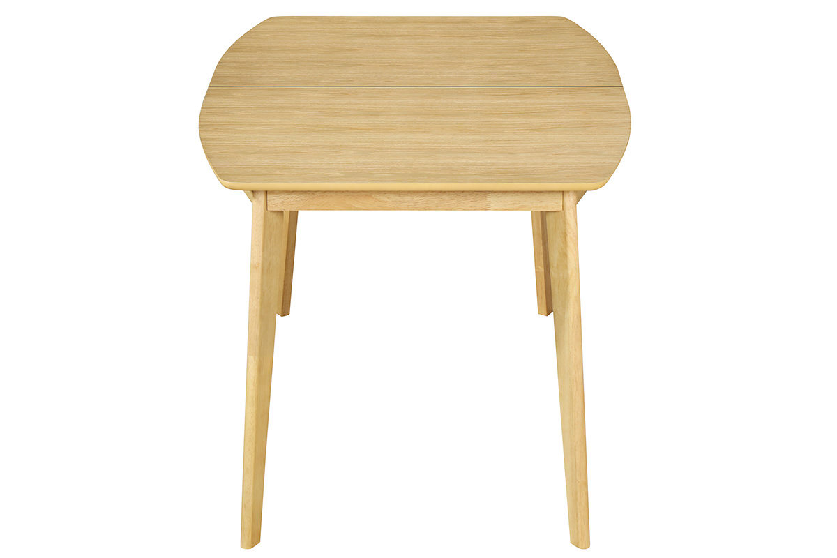 Mesa de comedor extensible nrdica en madera clara L150-200 LEENA