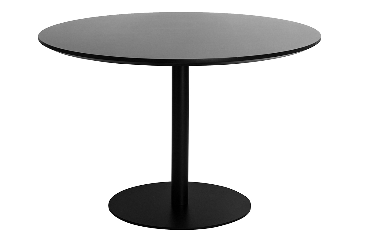 Mesa de comedor ovalada de diseo negra 170 cm HALIA