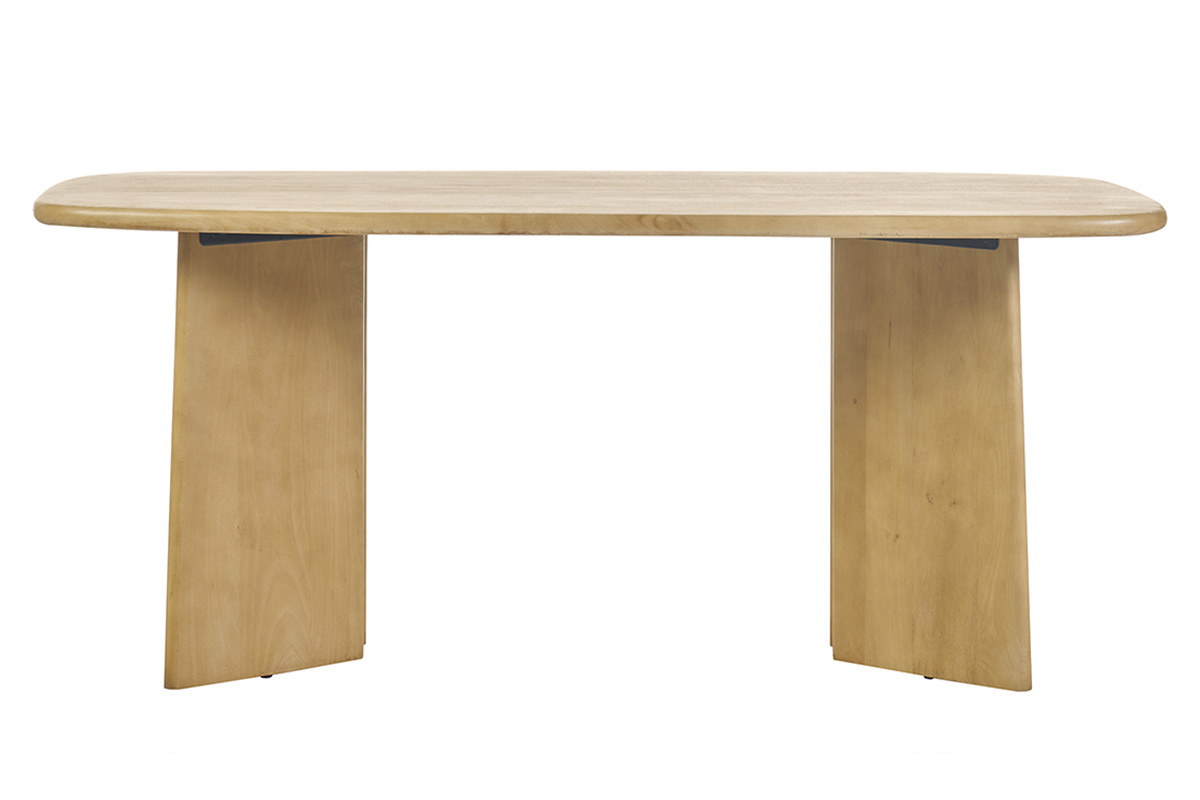 Mesa de comedor rectangular de madera de mango macizo L180 cm SOTA