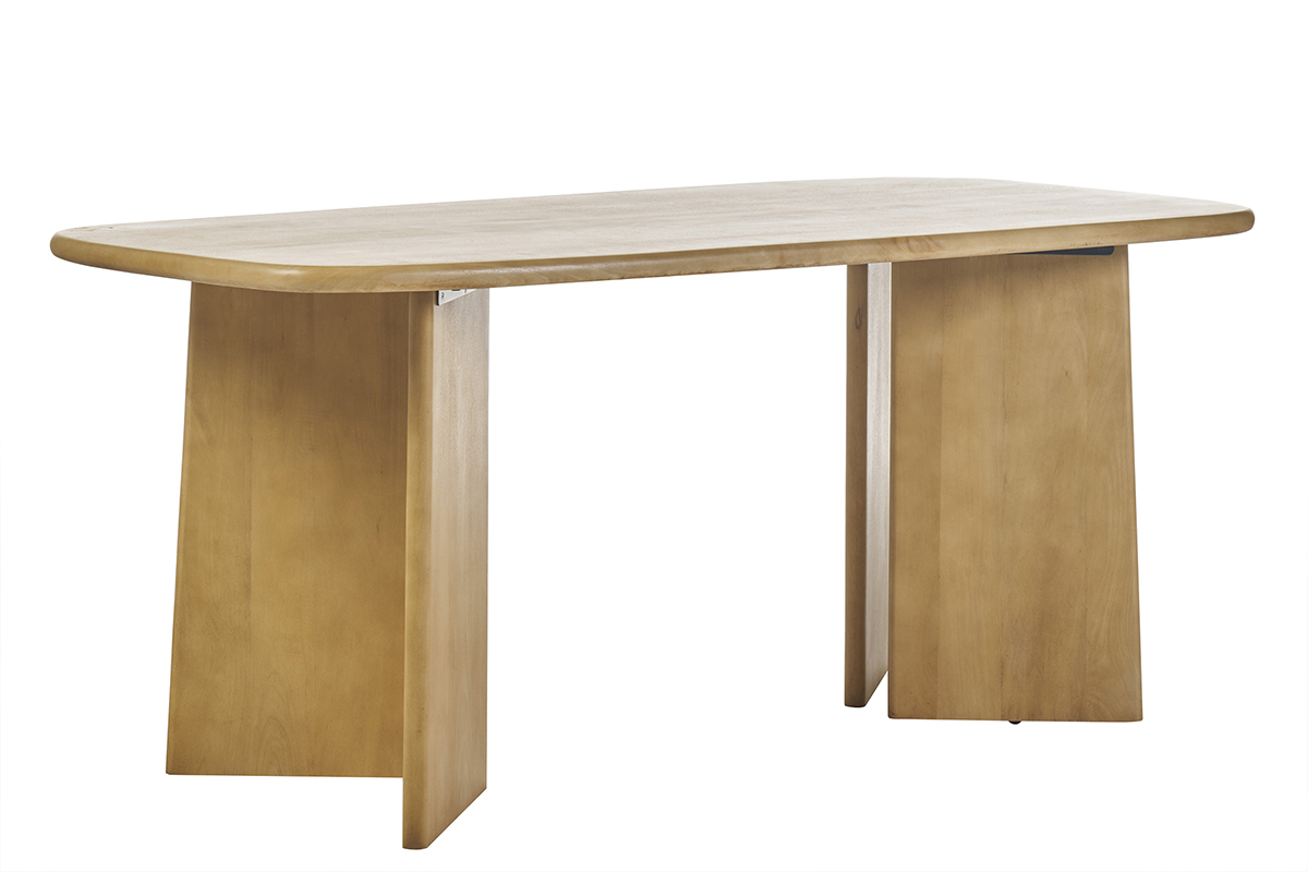 Mesa de comedor rectangular de madera de mango macizo L180 cm SOTA