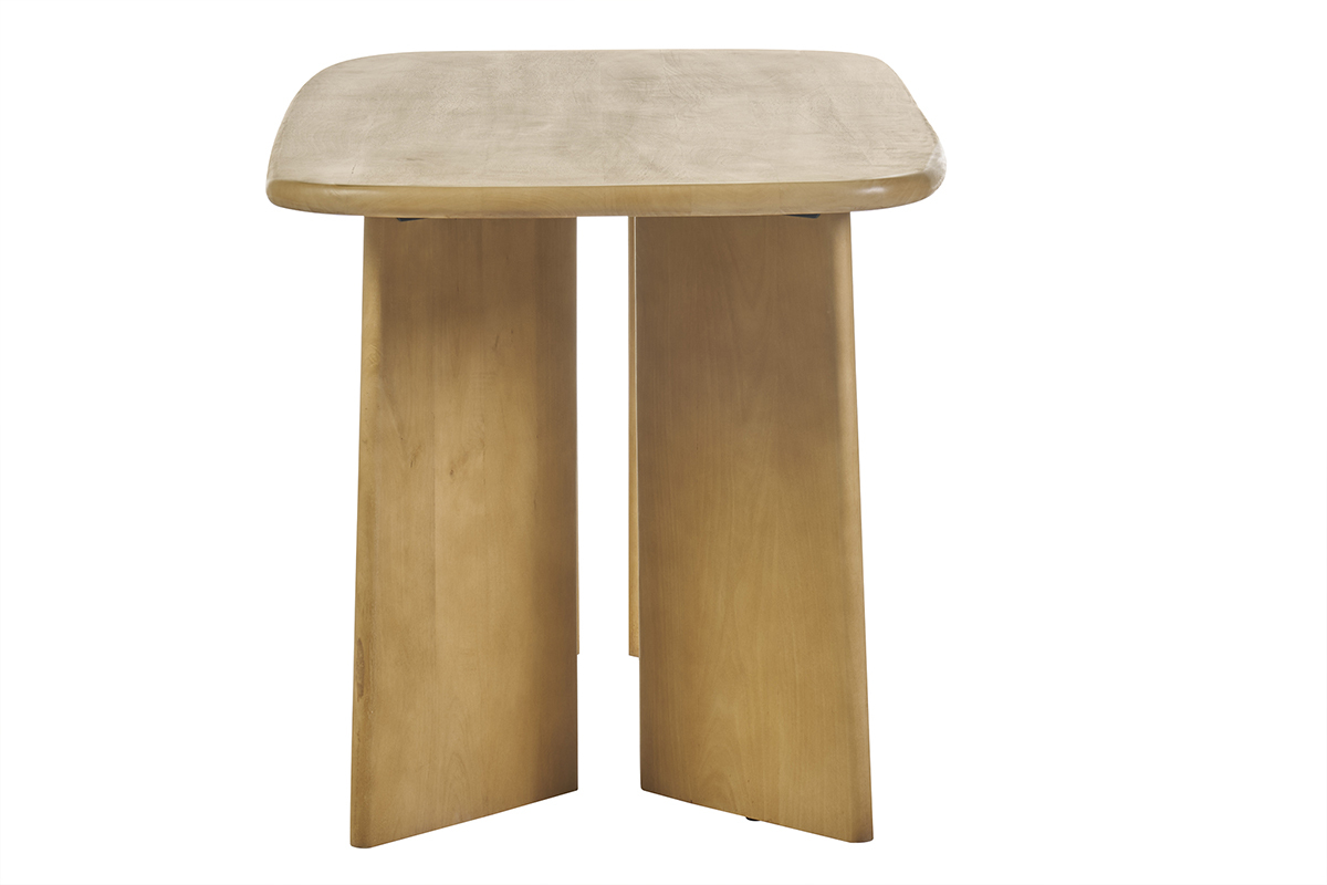 Mesa de comedor rectangular de madera de mango macizo L180 cm SOTA