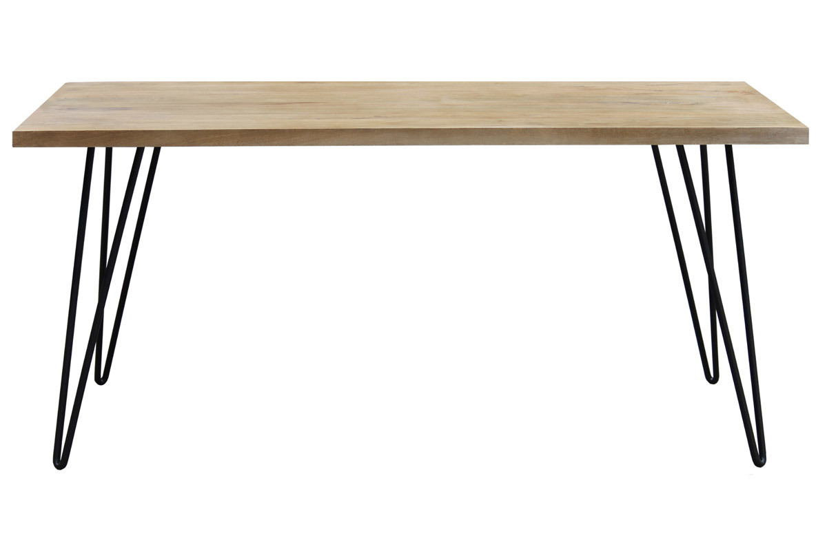 Mesa de comedor rectangular mango L160 cm VIBES