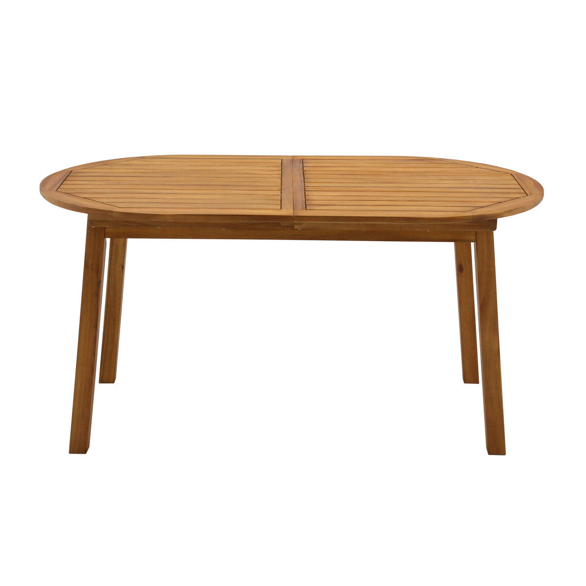 Mesa de jardín extensible de madera maciza 160-210 cm MAYEL