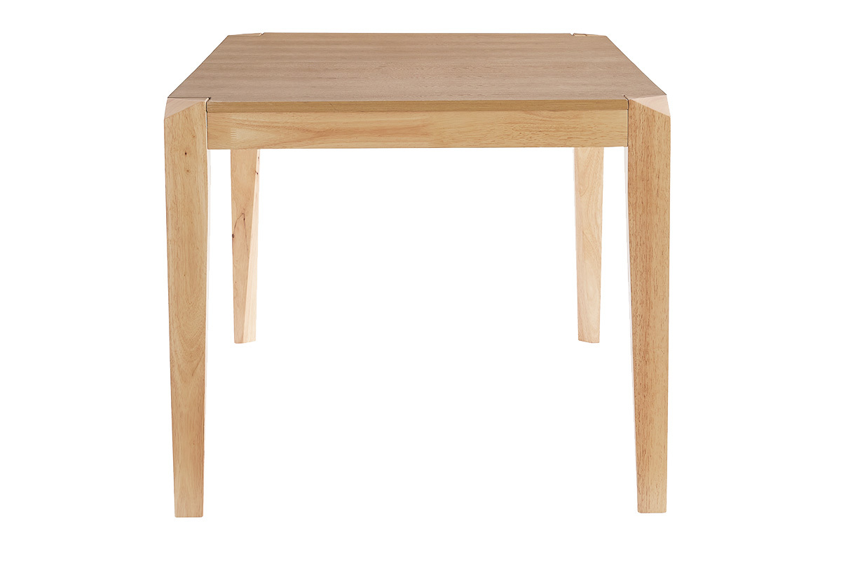 Mesa extensible de contrachapado de fresno y madera de caucho 150-180cm BOLLY