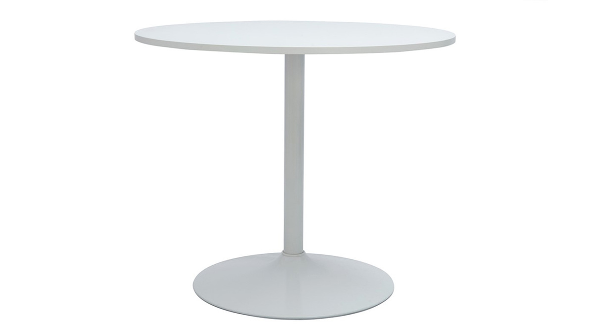 Mesa pequea diseo blanca D90 CALISTA